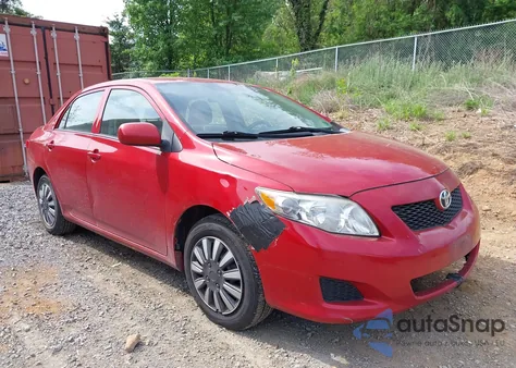 2010 Toyota Corolla Le from USA, damaged, VIN 2T1BU4EE1AC240027